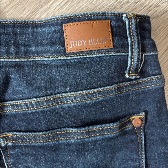 Judy Blue Wide Leg Crop Stretchy Jeans Size 11 - Picture 7 of 7